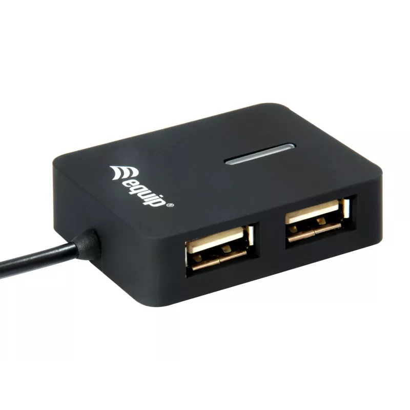 Equip 128952 Hub διασύνδεσης USB 2.0 480 Mbit/s μαύρο