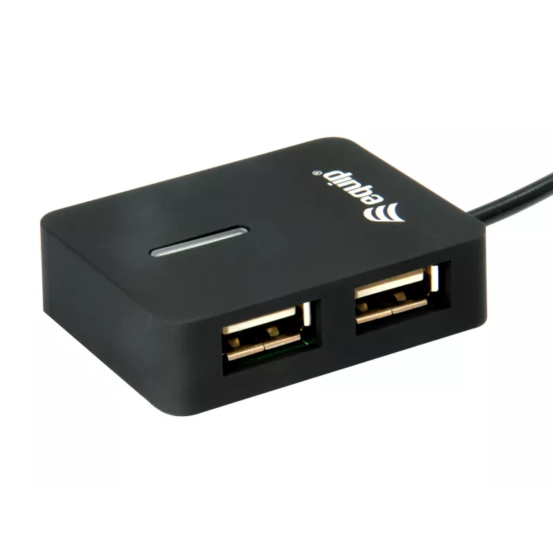 Equip 128952 Hub διασύνδεσης USB 2.0 480 Mbit/s μαύρο