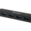 Equip 128953 Hub διασύνδεσης USB 3.2 Gen 1 (3.1 Gen 1) Type-A 5000 Mbit/s μαύρο