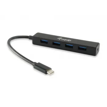 Equip 128954 Hub διασύνδεσης USB 3.2 Gen 1 (3.1 Gen 1) Type-C 5000 Mbit/s μαύρο
