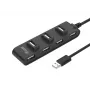 Equip Hub USB 2.0 7 θυρών, USB 2.0, USB 2.0, 480 Mbit/s, μαύρο, Κίνα, CE, RoHS