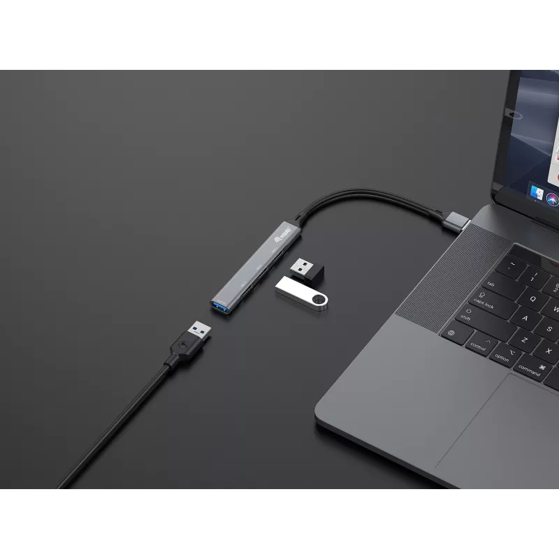 Hub USB Equip 4 θυρών USB 3.0/2.0
