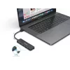 Hub USB 3.2 Gen 1 4 θυρών Equip με προσαρμογέα USB-C μαύρο 5000 Mbit/s