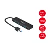 Hub USB 3.2 Gen 1 4 θυρών Equip με προσαρμογέα USB-C μαύρο 5000 Mbit/s