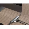 Equip 128963 διανομέας USB-C 4 θυρών USB 3.2 Gen 1 (3.1 Gen 1), 4x USB-C, 5 Gbit/s, αλουμίνιο, χωρίς τροφοδοτικό, μαύρος/ασημί