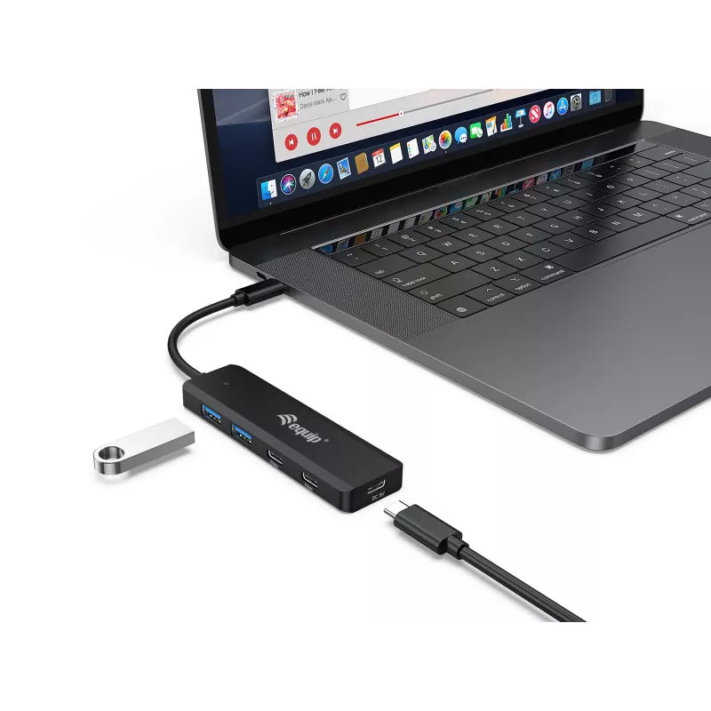 Equip USB-C Hub USB 3.2 Gen 1 4 θυρών, USB-C x 2, USB-A x 2