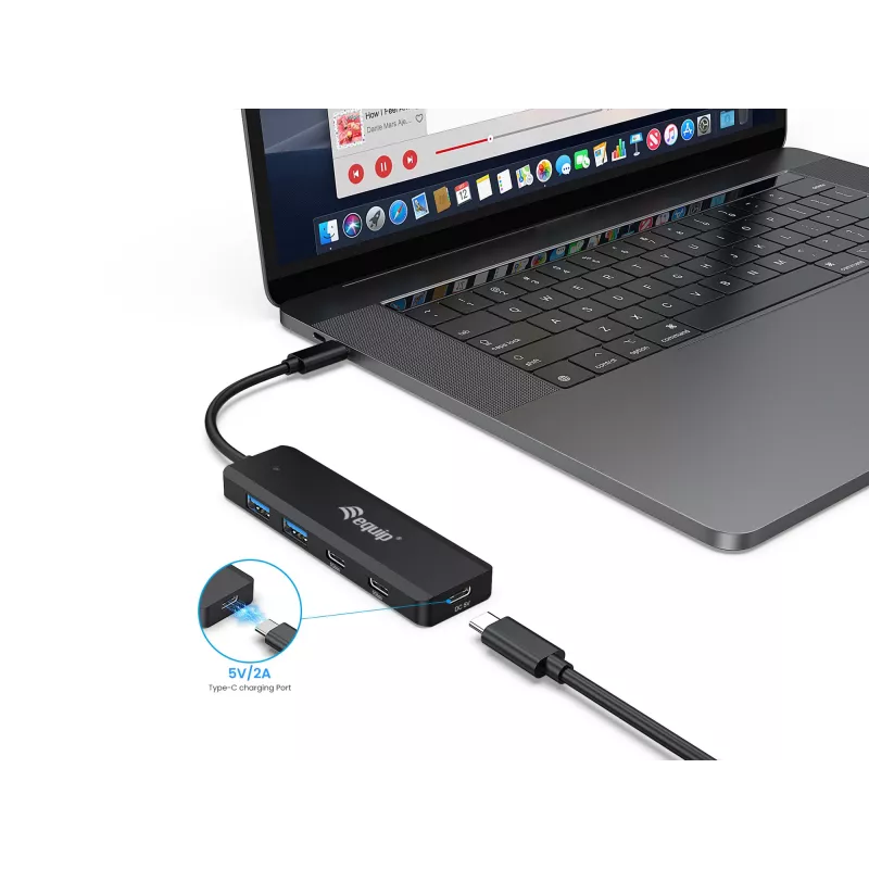 Equip USB-C Hub USB 3.2 Gen 1 4 θυρών, USB-C x 2, USB-A x 2