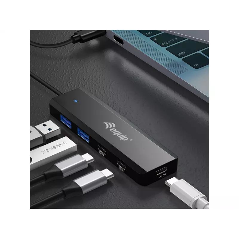 Equip USB-C Hub USB 3.2 Gen 1 4 θυρών, USB-C x 2, USB-A x 2