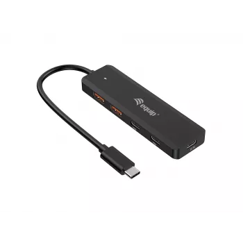 Equip USB-C Hub USB 3.2 Gen 2 (10 Gbit/s) 4 θυρών, USB-C x 2, USB-A x 2