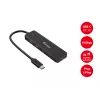 Equip USB-C Hub USB 3.2 Gen 2 (10 Gbit/s) 4 θυρών, USB-C x 2, USB-A x 2
