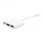 Προσαρμογέας USB Type C σε υποδοχή HDMI/υποδοχή USB A/PD Equip 133461