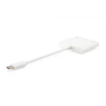 Προσαρμογέας USB Type C σε υποδοχή HDMI/υποδοχή USB A/PD Equip 133461