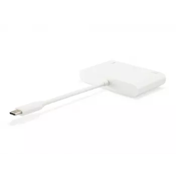 Προσαρμογέας USB Type C σε υποδοχή VGA/υποδοχή USB A/PD Equip 133462