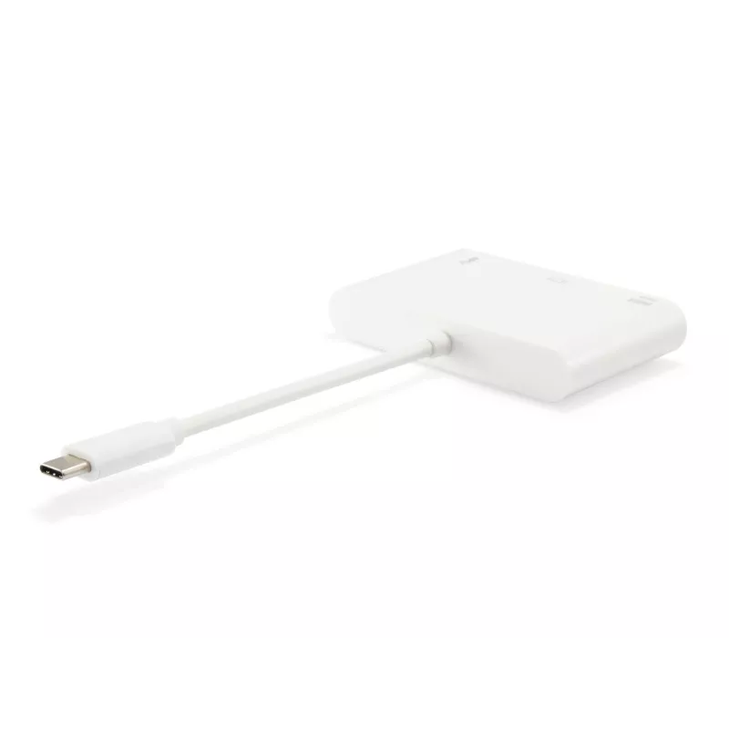 Προσαρμογέας USB Type C σε υποδοχή VGA/υποδοχή USB A/PD Equip 133462