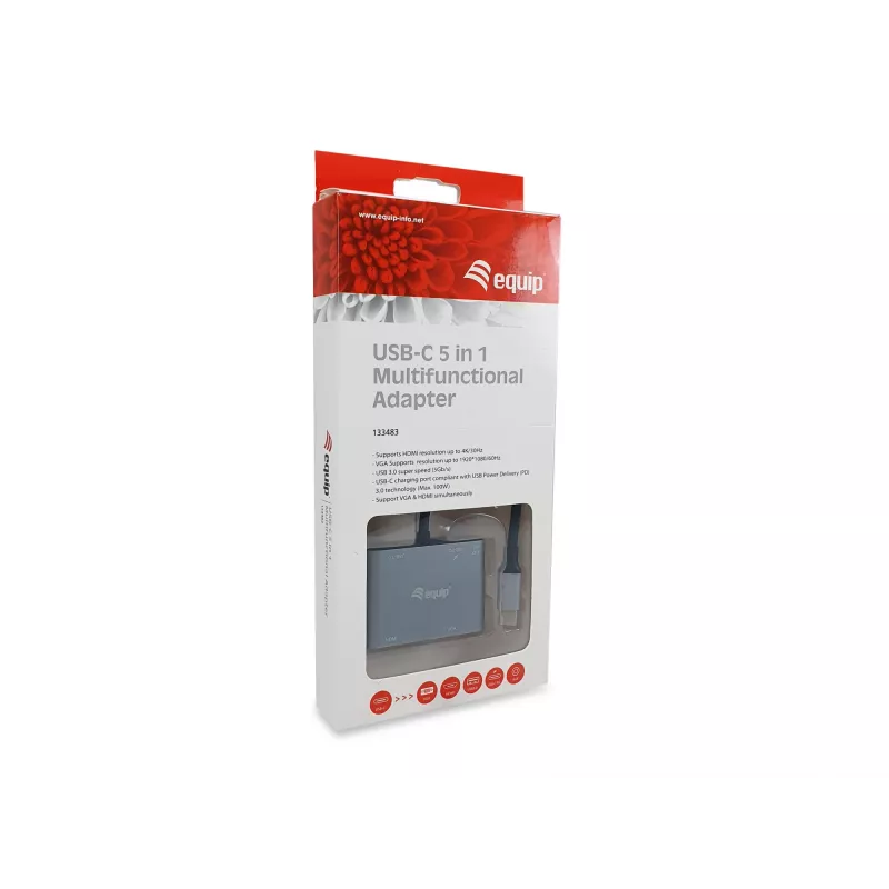 Equip USB-C πολυλειτουργικός προσαρμογέας 5-in-1
