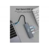 Equip USB-C πολυλειτουργικός προσαρμογέας 5-in-1, HDMI, USB 3.2 GEN1, 100W USB PD