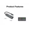 Equip USB-C σε RJ45 Gigabit δίκτυο + προσαρμογέας PD USB Type-C 100W