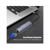 Equip USB-C σε RJ45 Gigabit δίκτυο + προσαρμογέας PD USB Type-C 100W