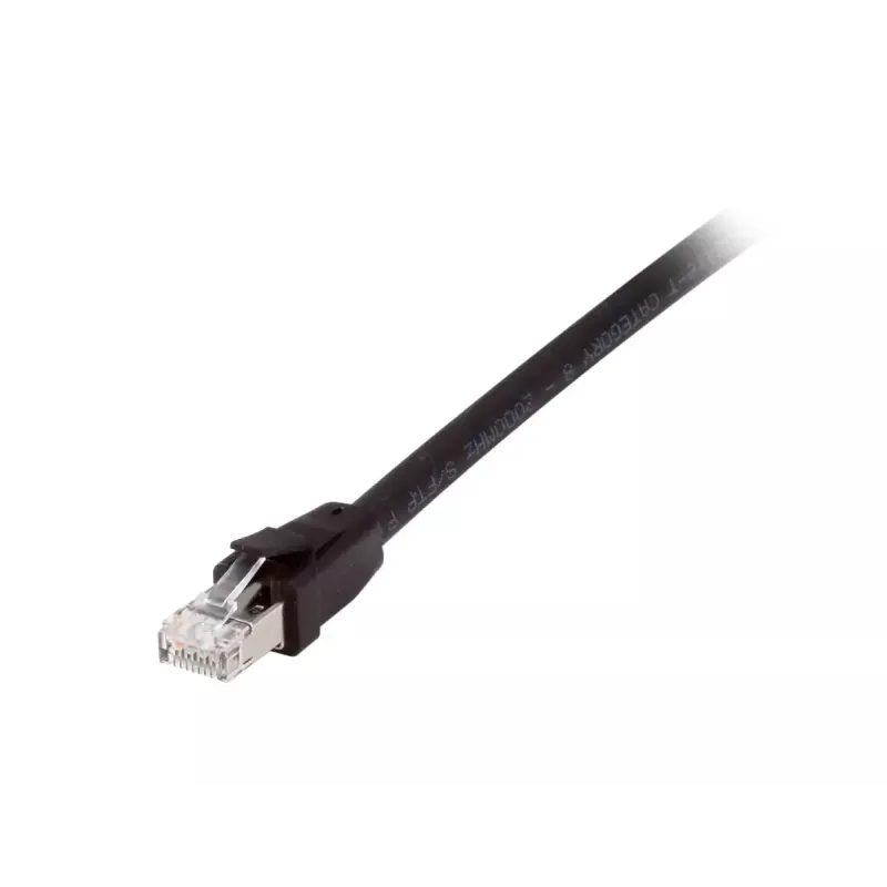 Equip Cat 8.1 S/FTP (PIMF) Patchkabel, LSOH, 2,0 m, μαύρο
