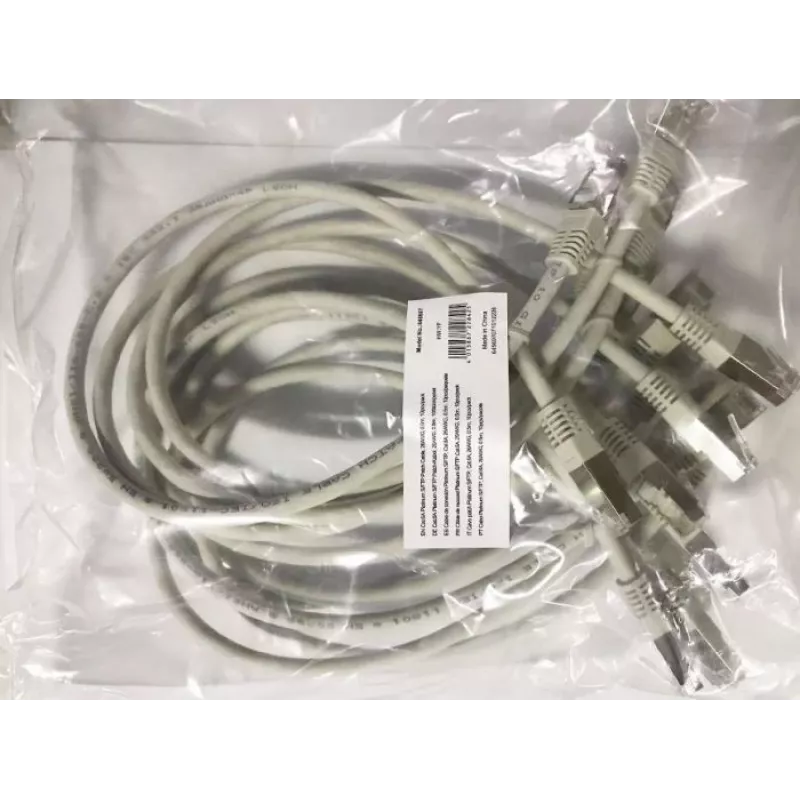 Equip Cat.6A Platinum S/FTP Patchkabel, γκρι, 0,5 m, 10 τεμ./σετ