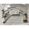 Equip Cat.6A Platinum S/FTP Patchkabel, λευκό, 0,25m, σετ 10 τεμ.