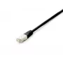 Equip Cat.6A Platinum S/FTP Patchkabel, μαύρο, 0,25 m, 10 τεμ./σετ