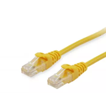 Equip Cat.6 U/UTP Καλώδιο Patch, 0,15m, Κίτρινο, 0,15 m, Cat6, U/UTP (UTP), RJ-45, RJ-45, Κίτρινο