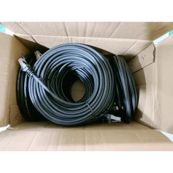 Equip Cat.6 S/FTP Καλώδιο Patch, 10,0 m, Μαύρο, Σετ 9 τεμ., 10 m, Cat6, S/FTP (S-STP), RJ-45, RJ-45, Μαύρο