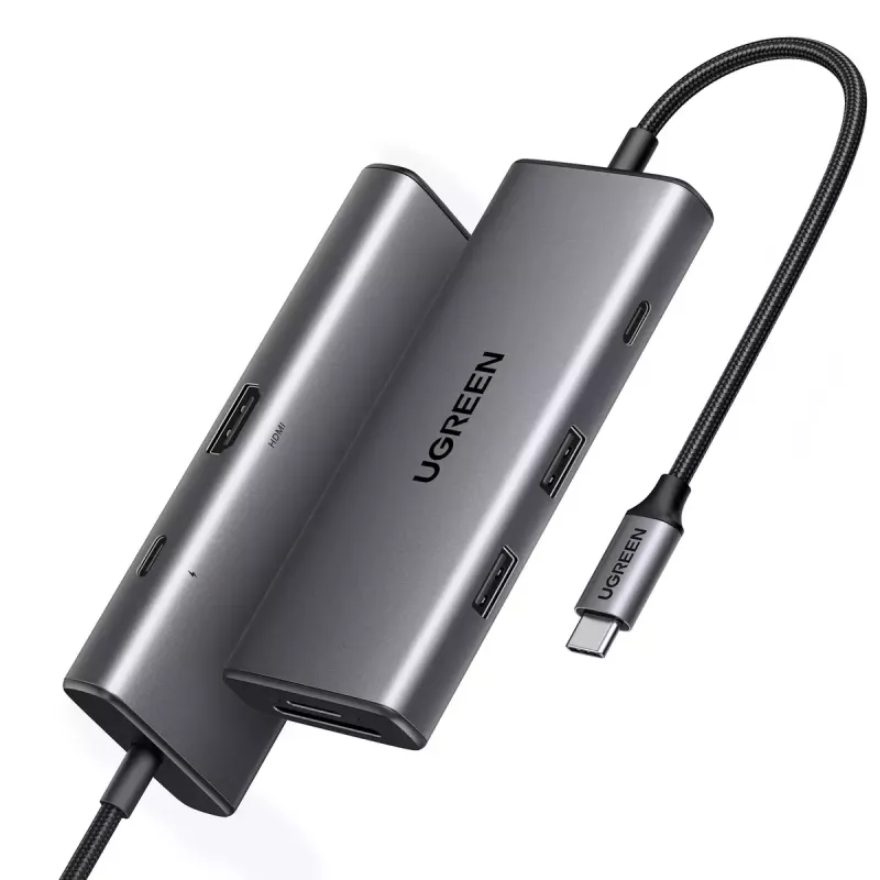 Πολυλειτουργικός προσαρμογέας USB-C UGREEN 15531 HDMI USB 3.0 Ethernet