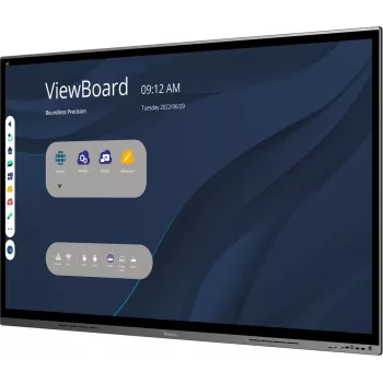 Viewsonic IFP7562 οθόνη signage διαδραστική επίπεδη οθόνη 190,5 cm (75 ίντσες) LED Wi-Fi 350 cd/m² 4K Ultra HD μαύρο οθόνη αφής ενσωματωμένος επεξεργαστής Android