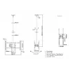 Equip βάση οροφής 32 inch-65 inch για δύο οθόνες
