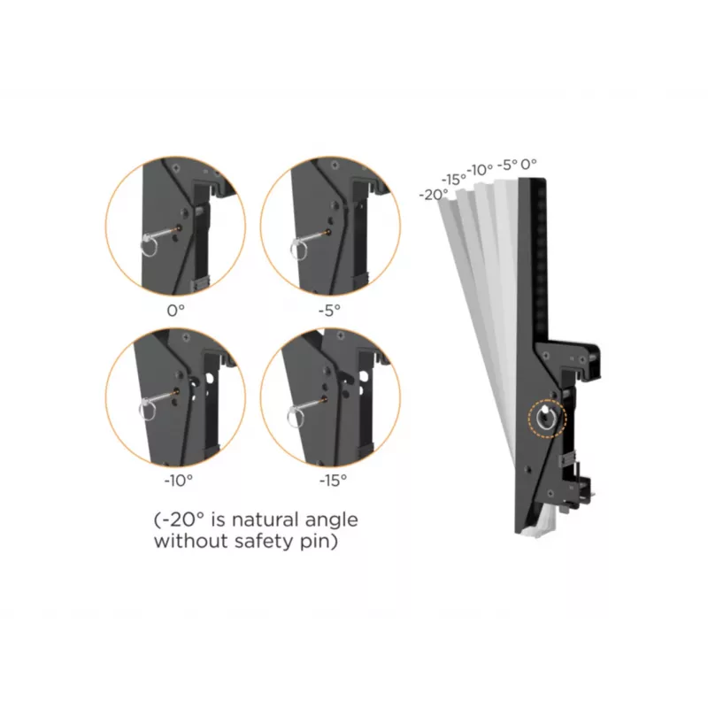Equip διπλή βάση οροφής 45 inch-55 inch