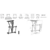 Equip μοτοριζόμενη βάση οροφής TV 32 inch-70 inch
