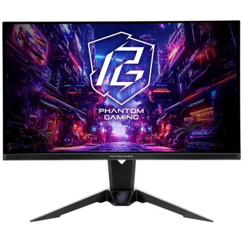 ASRock Phantom Gaming PGO27QFV οθόνη gaming 68,6 cm (27 ίντσες) QD-OLED 2560 x 1440 QHD 360 Hz, HDMI, DisplayPort, USB-C, μαύρη