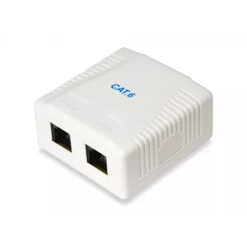 Επιτοίχιο κουτί Equip 2-Port Cat.6 235214