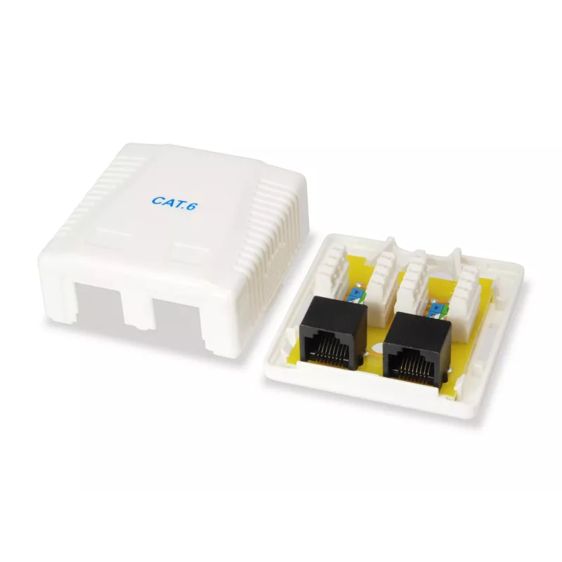 Επιτοίχιο κουτί Equip 2-Port Cat.6 235214