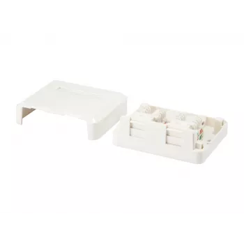 Επιτοίχιο κουτί 2-Port Keystone Jack Equip 125124