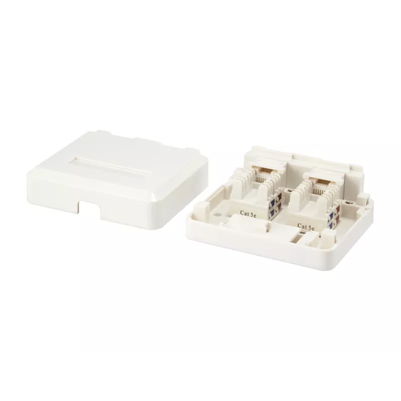 Επιτοίχιο κουτί 2-Port Keystone Jack Equip 125124