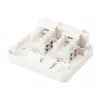 Επιτοίχιο κουτί 2-Port Keystone Jack Equip 125124