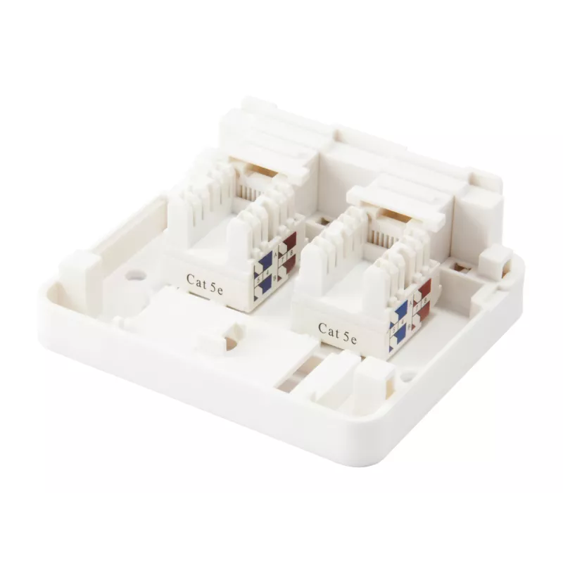 Επιτοίχιο κουτί 2-Port Keystone Jack Equip 125124