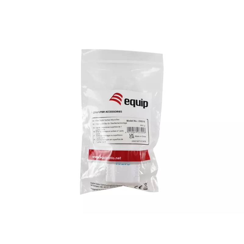 Πρίζα δικτύου Equip 235215 Cat6a λευκό 54 mm x 39 mm x 29,5 mm