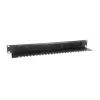 Equip Πάνελ διέλευσης καλωδίων, μαύρο (RAL 9005)
