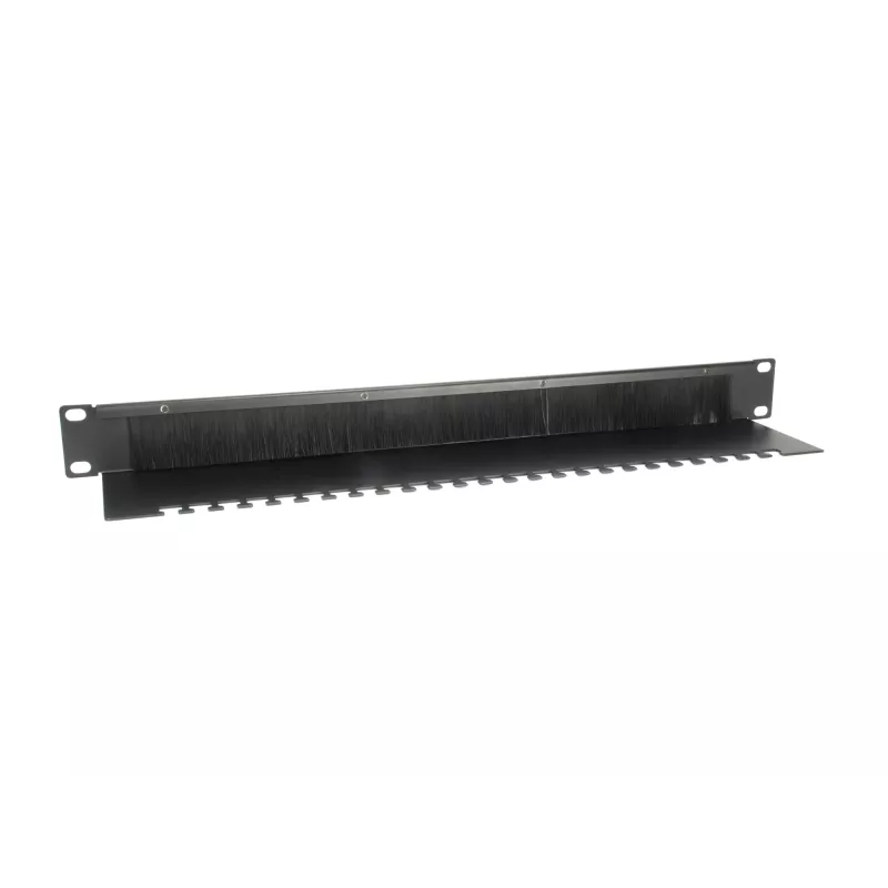Equip Πάνελ διέλευσης καλωδίων, μαύρο (RAL 9005)