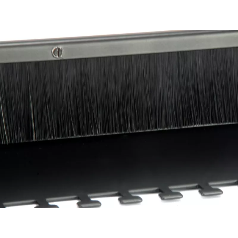Equip Πάνελ διέλευσης καλωδίων, μαύρο (RAL 9005)