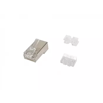 Equip Cat.6A θωρακισμένο βύσμα RJ45, 100 τεμ./συσκευασία