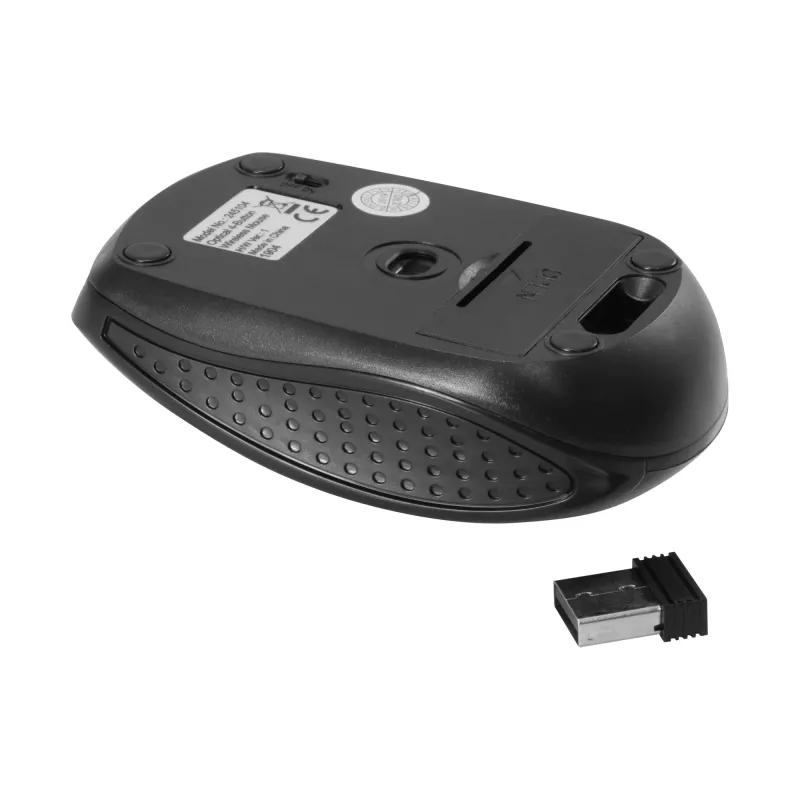 Equip 245104 ποντίκι ταξιδιού αμφίχειρο RF Wireless οπτικό 1600 DPI
