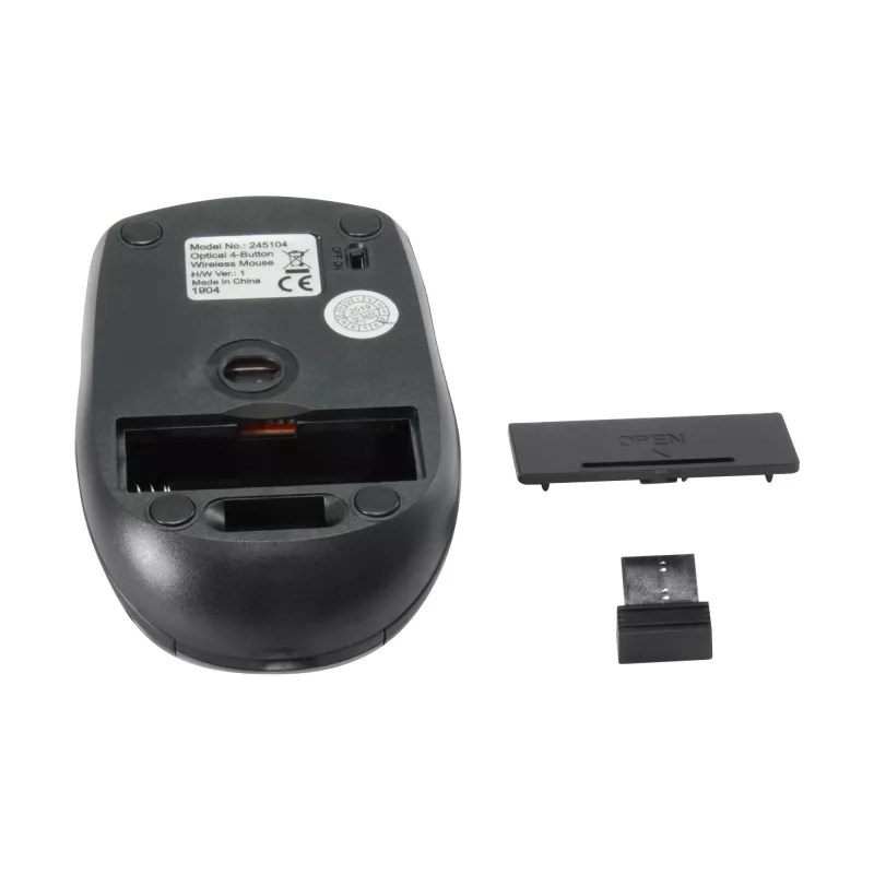 Equip 245104 ποντίκι ταξιδιού αμφίχειρο RF Wireless οπτικό 1600 DPI
