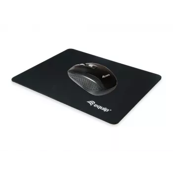Equip mousepad, μαύρο, μονόχρωμο, νάιλον, λάστιχο, αντιολισθητική βάση
