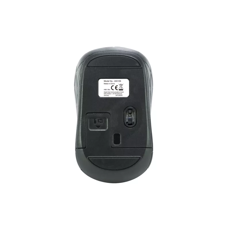 Equip mini οπτικό ασύρματο ποντίκι, αμφίχειρο, οπτικό, RF Wireless, 1600 DPI, γκρι