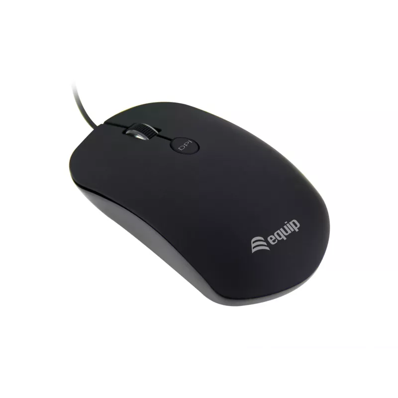 Equip USB Comfort ποντίκι, αμφίχειρο, οπτικό, USB Type-A, 1600 DPI, μαύρο